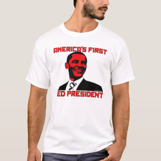 De eerste shirten van het Rode President in Amerik T-shirt
