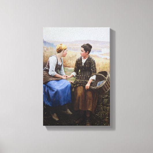 De eerste smart (rouwbeklag) canvas afdruk (Voorkant)