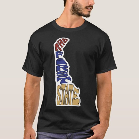 De Eerste Staat Delaware Oversized T-shirt (Voorkant)
