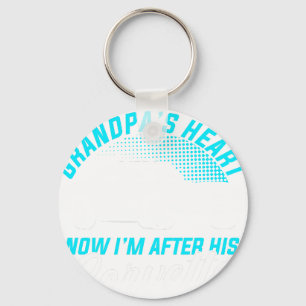 de eerste stal opa's hart nu ben ik achter zijn co sleutelhanger