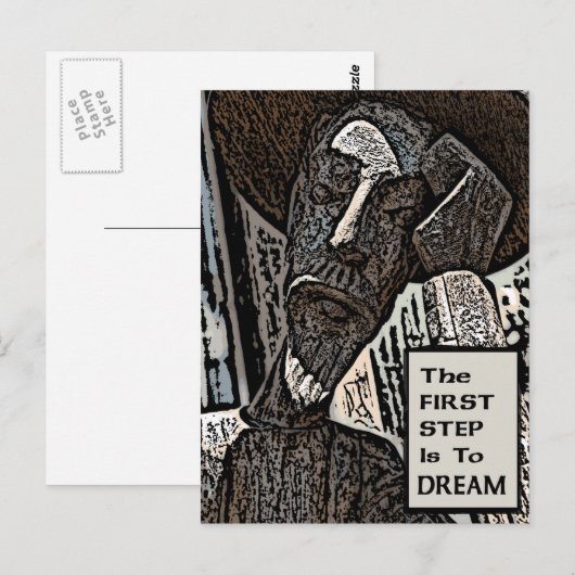 De eerste stap briefkaart (Voorkant / Achterkant)