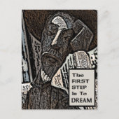 De eerste stap briefkaart (Voorkant)