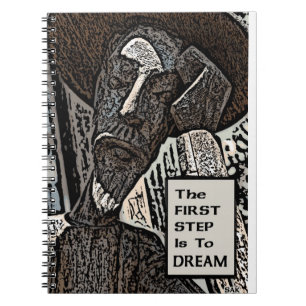 De eerste stap notitieboek