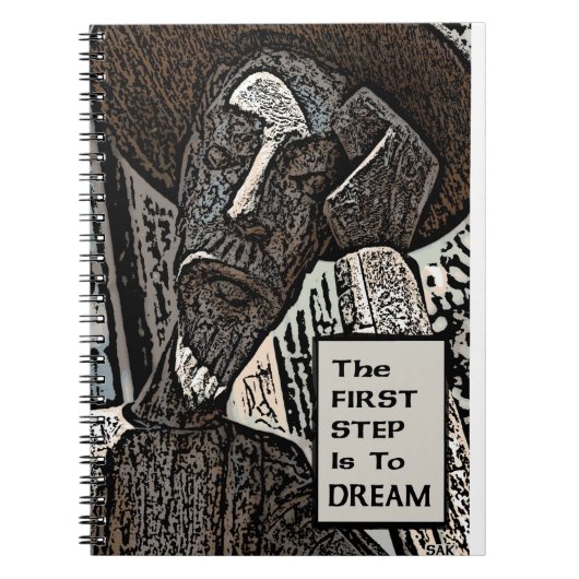 De eerste stap notitieboek (Voorkant)