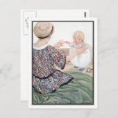 De eerste stap van Anne Anderson voor baby Briefkaart (Voorkant / Achterkant)