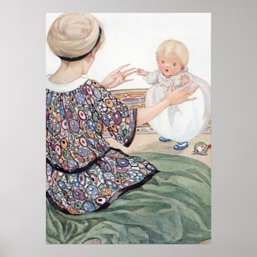 De eerste stap van Anne Anderson voor baby Poster (Voorkant)