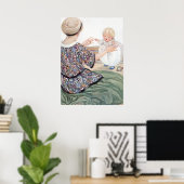 De eerste stap van Anne Anderson voor baby Poster (Thuiskantoor)