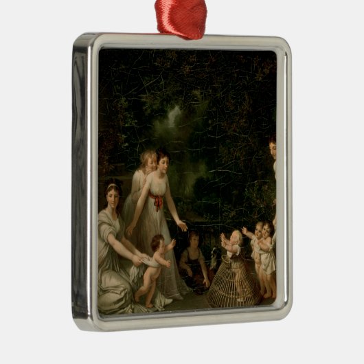 De eerste stappen metalen ornament (Rechts)