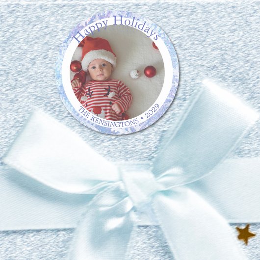 De eerste Sticker van de kerstfamilie van de baby