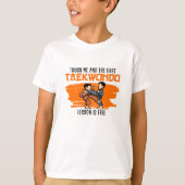 de eerste taekwondo - les is gratis t-shirt (Voorkant)