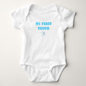 De eerste tand van de baby romper (Voorkant)