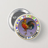 De eerste termijn van Obama Ronde Button 5,7 Cm (Voorkant /achterkant)