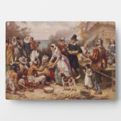 De eerste Thanksgiving 1621 | c.1932 Fotoplaat (voorkant)