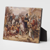 De eerste Thanksgiving 1621 | c.1932 Fotoplaat (Zijkant)