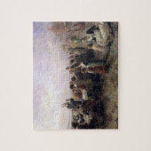 De eerste Thanksgiving bij Plymouth door Brownscom Legpuzzel (Verticaal)