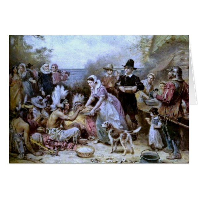 De eerste Thanksgiving door Ferris-Thanksgiving ka (Voorkant Horizontaal)