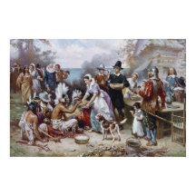 De eerste Thanksgiving door Jean Ferris c. 1912