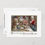 De eerste Thanksgiving Feestdagenkaart (Voorkant / Achterkant)