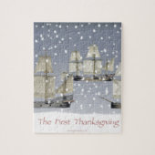 de eerste Thanksgiving Legpuzzel (Verticaal)