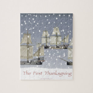 de eerste Thanksgiving Legpuzzel