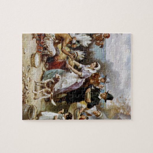 De eerste Thanksgiving Legpuzzel (Horizontaal)