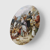 De eerste Thanksgiving Ronde Klok (Hoek)