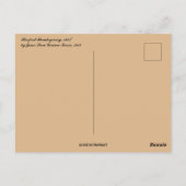  de eerste Thanksgiving schilderij Briefkaart (Achterkant)