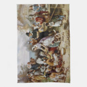 De eerste Thanksgiving Theedoek (Verticaal)