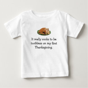 De eerste Thanksgiving van de baby...