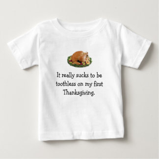 De eerste Thanksgiving van de baby...