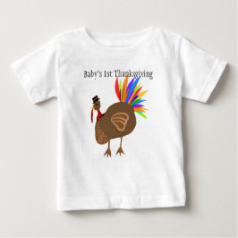 De eerste Thanksgiving van de baby Turkije Vervang Romper