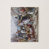 De eerste Thanksgiving van Jean Ferris c. 1912 Legpuzzel (Verticaal)
