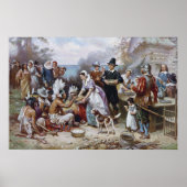 De eerste Thanksgiving van Jean Ferris c. 1912 Poster (Voorkant)