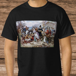 De eerste Thanksgiving van Jean Ferris c. 1912 T-shirt