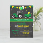 De eerste uitnodiging voor de eerste verjaardag va (Staand voorkant)