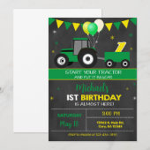 De eerste uitnodiging voor de eerste verjaardag va (Voorkant / Achterkant)