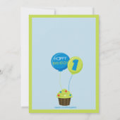 De eerste uitnodiging voor de geboorte van Bright  (Achterkant)