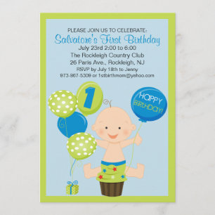 De eerste uitnodiging voor de geboorte van Bright