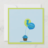 De eerste uitnodiging voor de geboorte van Bright  (Achterkant)