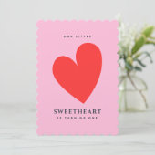 De eerste uitnodiging voor de geboorte van het mei (Staand voorkant)