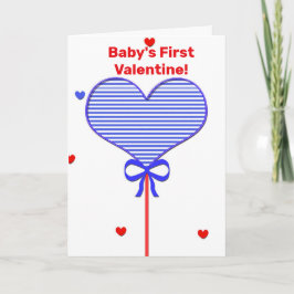DE EERSTE VALENTIJN KAART VAN EEN BABY