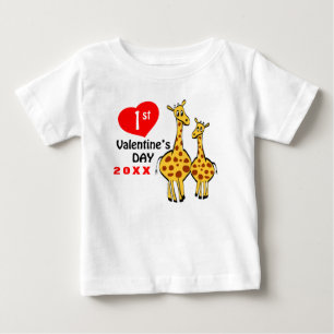 De eerste Valentijnsdag van de baby