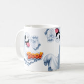 De eerste van de "Pufferton Spookles" Serie Koffiemok (Voorkant links)