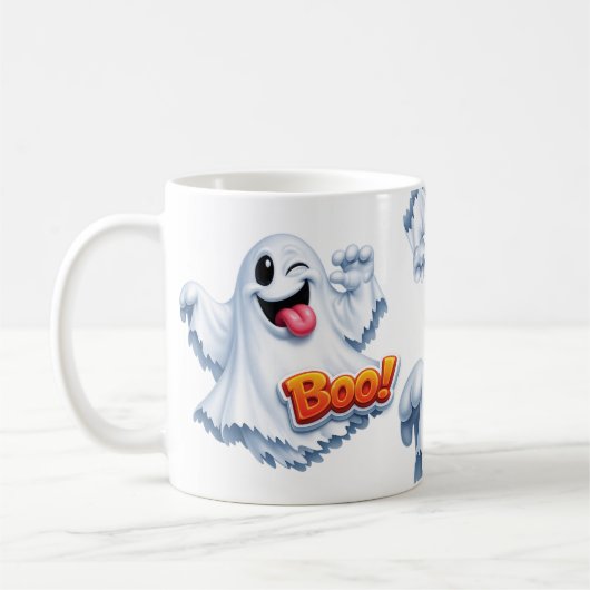 De eerste van de "Pufferton Spookles" Serie Koffiemok (Links)