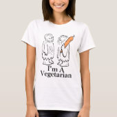 De eerste vegetariër t-shirt (Voorkant)