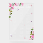 De eerste verjaardag Acryl Zitting Grafiek Teken Acryl Bord (Voorkant)