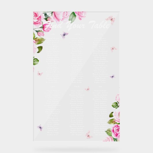 De eerste verjaardag Acryl Zitting Grafiek Teken Acryl Bord (Voorkant)