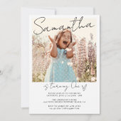 De eerste verjaardag, Fotodag voor Alle Leeftijd Kaart (Voorkant)