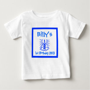 De eerste verjaardag van de baby, de eerste verjaa