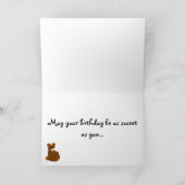 De Eerste Verjaardag van de baby Kaart (Binnen)